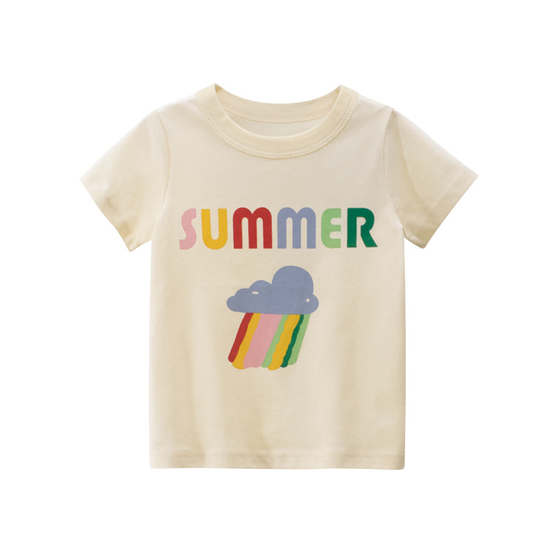 New summer children's short-sleeved T-shirt baby clothes